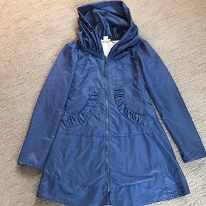 Beautiful Blue Prairie Underground Raincoat